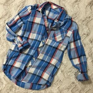 YM Arizona Button Up Plaid Shirt